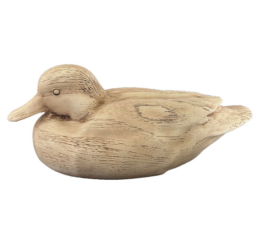 Hymmah Duck Home Decor Statue Rustic Home Decorations for Living Room, Boho Sculpture Resin Animal Collectible Figurines for Indoor Decor